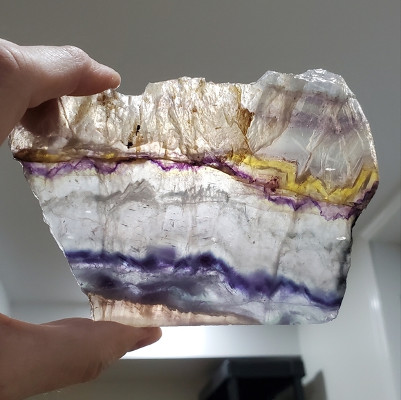 Fluorite Crystal Slab - Picture 12 of 13
